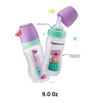 Tupperware Baby Feeding Bottle (1pc) 9oz 270ml Botol Susu Feeding