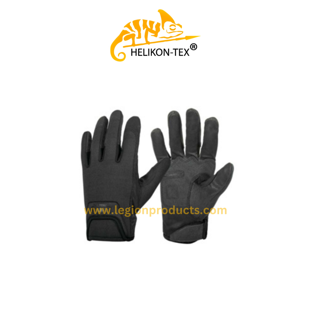 Helikon-Tex Urban Tactical Mk2 Handschuhe – Schwarz, Atmungsaktive Arbeitshandschuhe Mit Rutschfester Innenseite