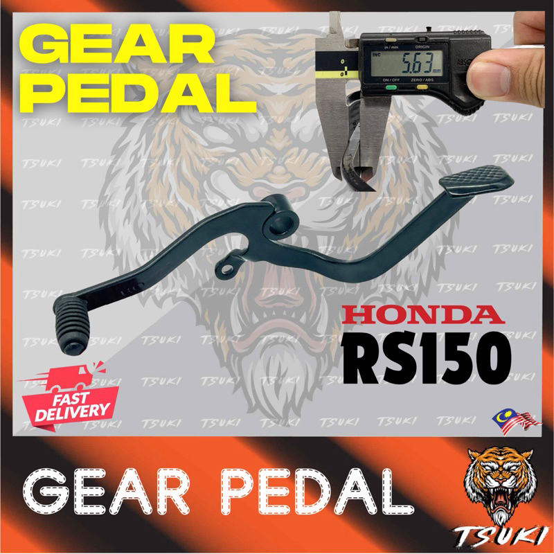 HONDA RS150 2 WAY GEAR PEDAL GEAR LEVER PADDLE GEAR KAKI GEAR PEDAL ...