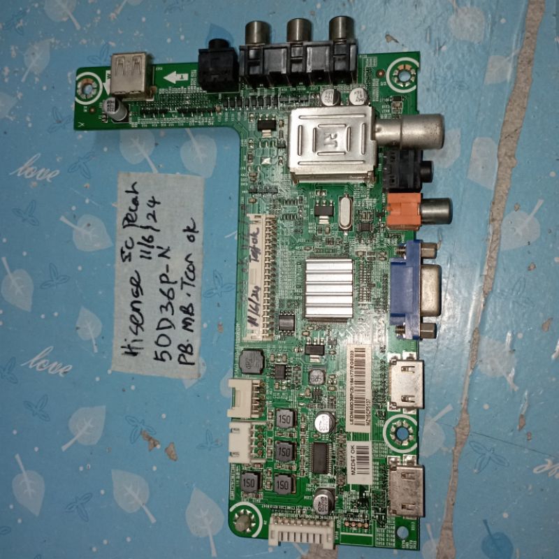 HISENSE 50D36P-N/MAINBOARD/POWERBOARD/TCON | Shopee Malaysia