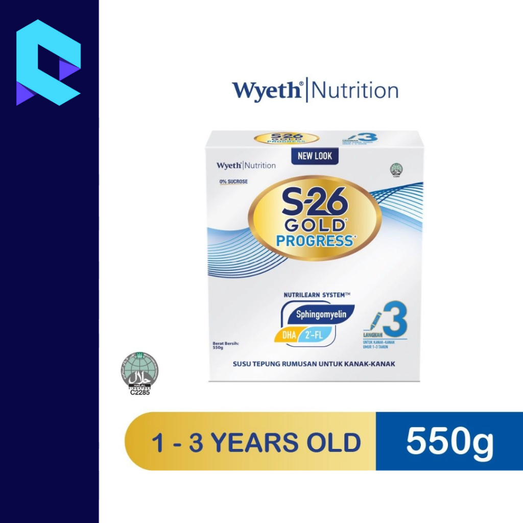 Wyeth S26 Gold Progress Step 3 (550g) [EXP: 02/2026] | Shopee Malaysia