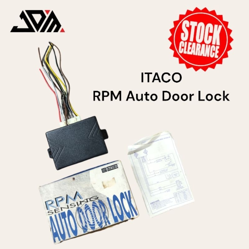 ITACO RPM Sensing Auto Door Lock 🔥 STOCK CLEARANCE 🔥 | Shopee Malaysia
