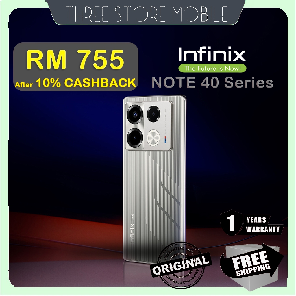 【MY Set】 Infinix Note 40 5G / Note 40 Pro 5G (8GB +8GB ram /256GB | 2K ...