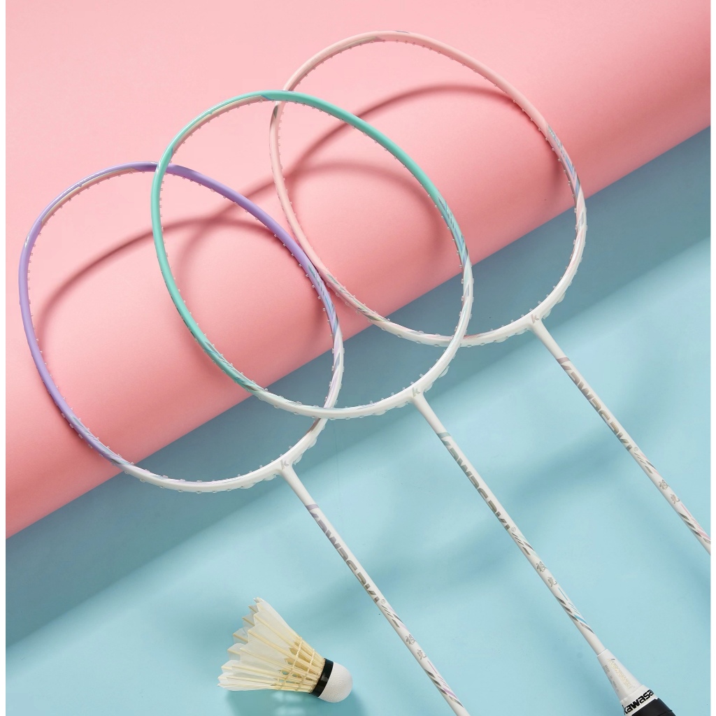 Kawasaki Badminton Racket Aurora Pink/Purple/Green - Special Model ...