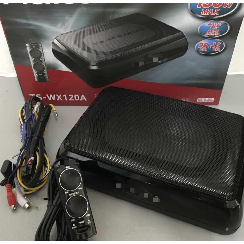 Pioneer Woofer Underseat Subwoofer TSWX120A / TSWX130DA 150 WATT UNDERSEAT ACTIVE CAR AUDIO