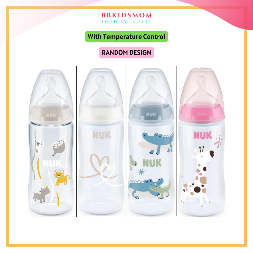 NUK Baby Bottle 10oz/300mL Botol Susu Bayi Baby Feeding Bottle | Shopee ...