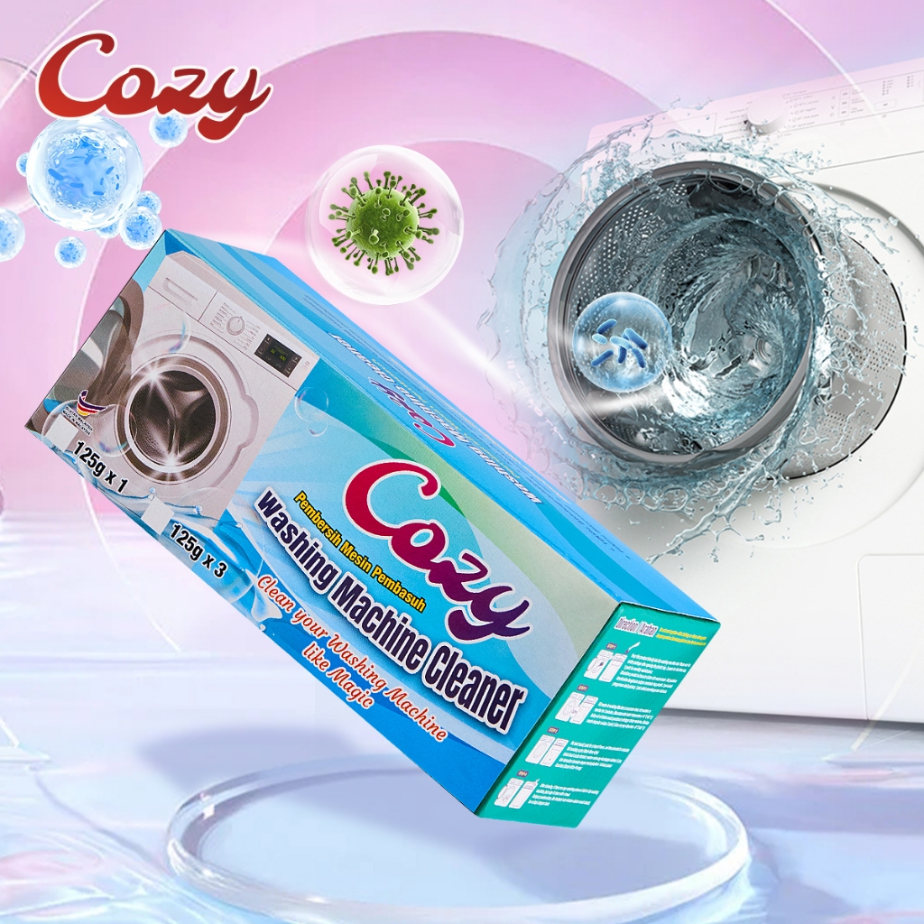 COZY Washing Machine Cleaner (3 in 1) Powerful descaling, high active ...