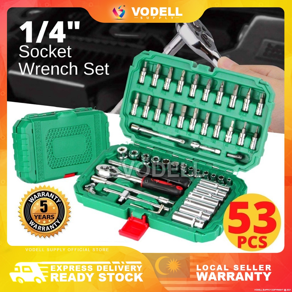 WinHolder 53-Piece 1/4 Inch Drive Socket Wrench Set - Ratchet & Socket Kit With Case For Auto & Home - View #11