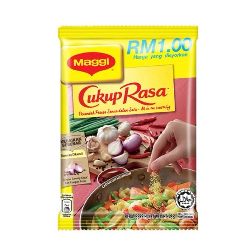 PROMOTION ‼️ MAGGI Cukup Rasa All in One Seasoning (25g) | Shopee Malaysia
