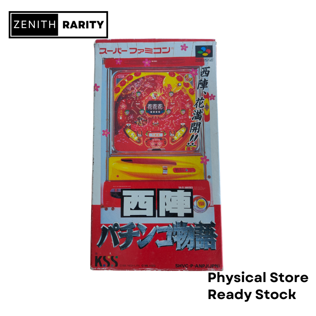 Zenith Rarity Nintendo Super Famicom SFC game Nishijin Pachinko ...