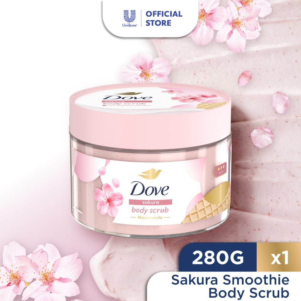 Dove IceCream Body Scrub Sakura (280g) Shopee Malaysia