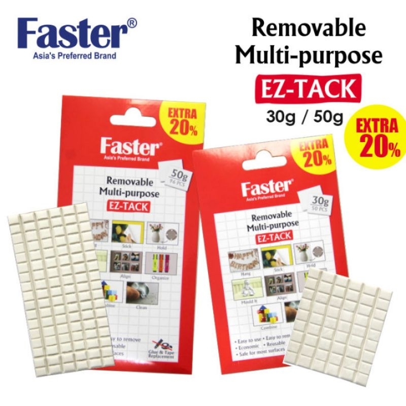 FASTER GAM REMOVABLE MULTI-PURPOSE EZ-TACK | Shopee Malaysia