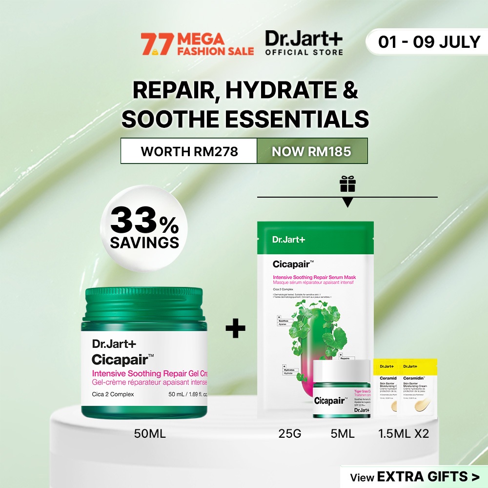 [Official Store] Dr Jart Repair, Hydrate & Soothe Essentials – Cream ...