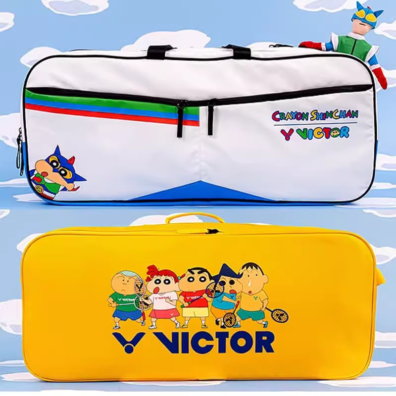 【ready Stock】original Victor X Shin Chan Crayon Badminton Bag Victor