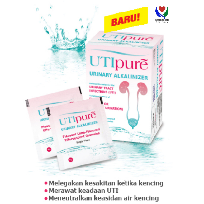 UTI PURE URINARY ALKALINIZER (JANGKITAN SALURAN AIR KENCING) | Shopee ...