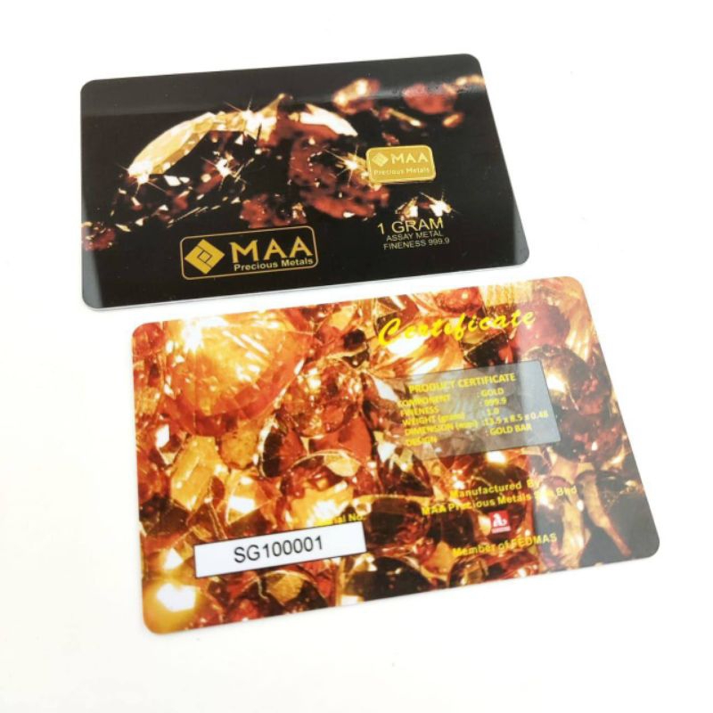 MAA 1 gram Emas 999.9 | Shopee Malaysia