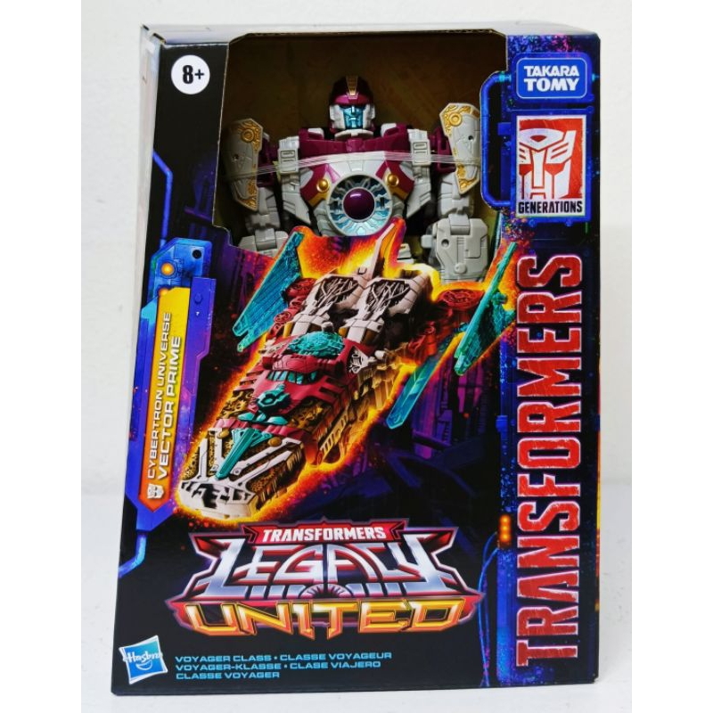 Transformers Legacy United Voyager Class Cybertron Universe Vector Prime Figure 7-Inch Action Figure