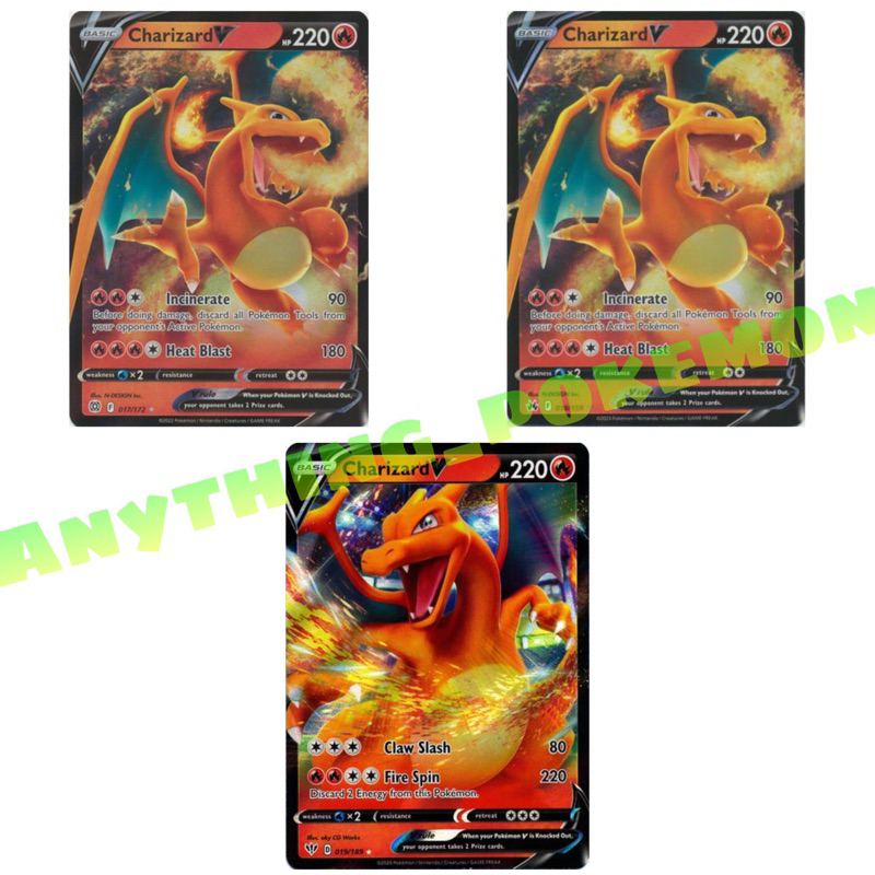 017 172 pokemon card Charizard V Full Art Brilliant Stars 017/172 discard all Pokemon Tools from your opponents Active Pokemon. Pokemon Trading Card Game Shrouded