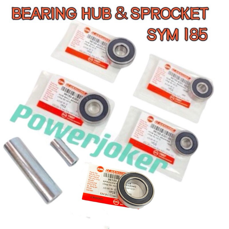SYM VF3i 185 SYM185 Front & Rear Depan/Belakang Rumah Bearing Hub