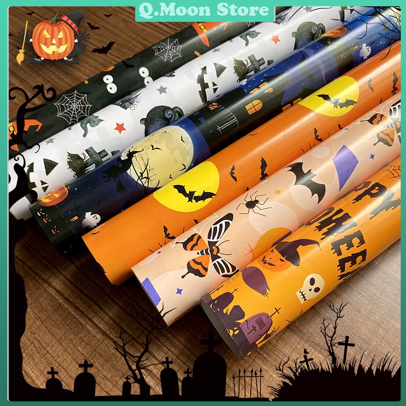 Q Moon Store 90gsm 75cmx51cm Premium Gift Wrapping Paper Kertas Hadiah ...