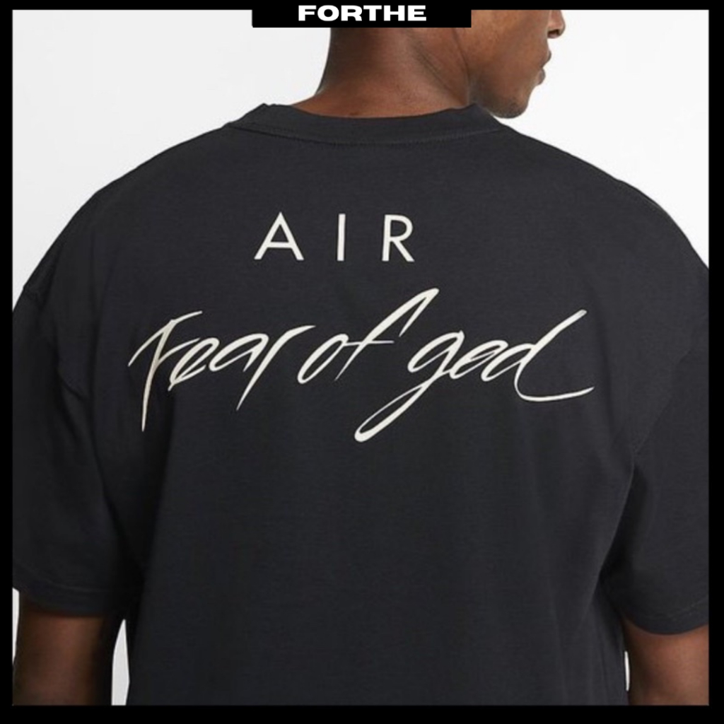 Fear of god x 'air fear of god t-shirt black best sale