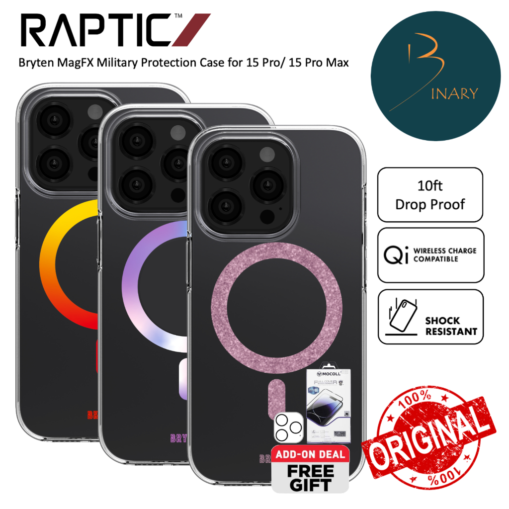 X-Doria Raptic Bryten MagFx Iridescent Protection Case for iPhone 15 ...