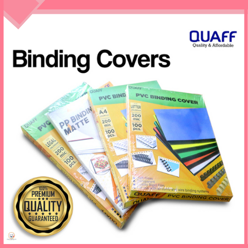 1 PACK Clear PVC Binding Cover 200 Mic Short | A4 | Long Size (100 ...