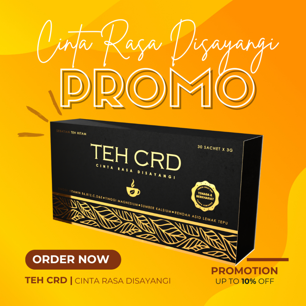 TEH CRD | CINTA RASA DISAYANGI | PACK BESAR | 30 SACHET | **Freegift ...