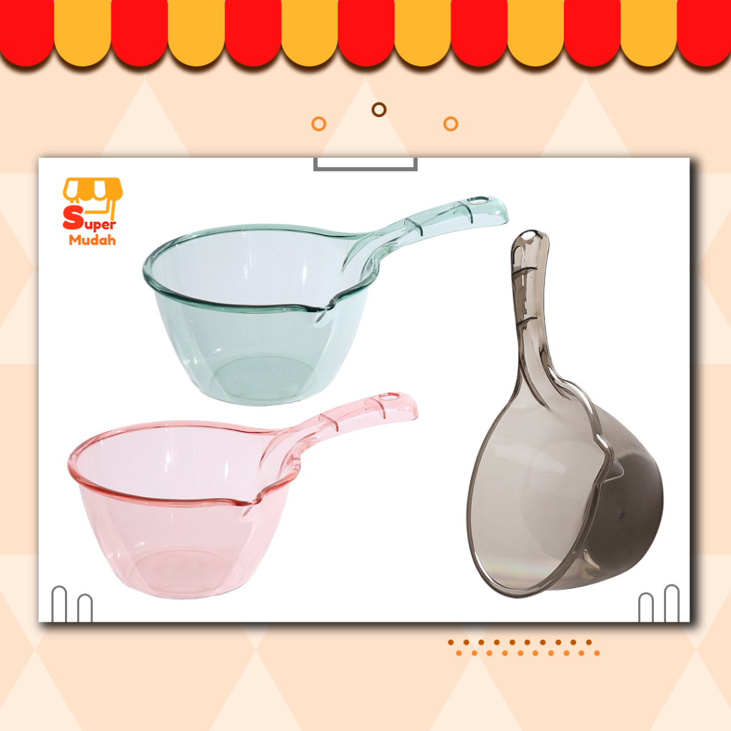 Transparent Water Dipper Water Ladle Thickened Plastic Water Scoop ...