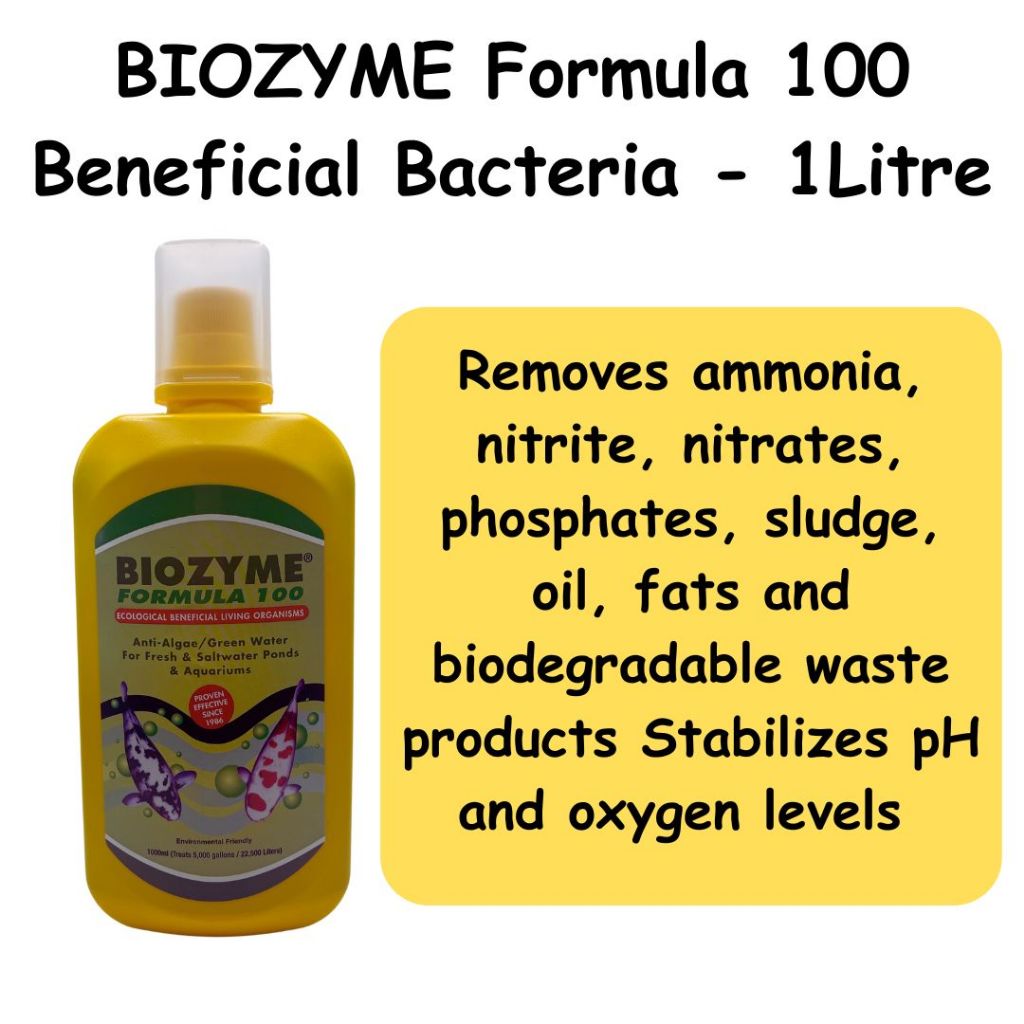 Buy 2 Biozyme Formula 100 1 Litre Free 1 AquaGrace BioEnzyme 250ml (3 ...