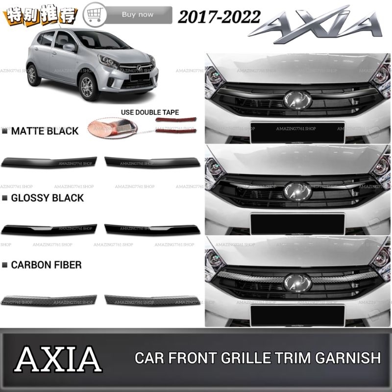 AMAZING PERODUA AXIA OLD 2017-2022 CAR FRONT GRILLE TRIM GARNISH FRONT ...