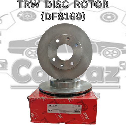 TRW DISC ROTOR (DF8169) PROTON SAGA VVT, PERSONA VVT, IRIZ FRONT (1 ...