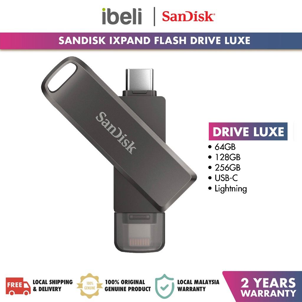 Sandisk iXpand Flash Drive Luxe | Shopee Malaysia