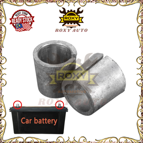 ROXY (1 SET) Car Battery Terminal Post Adapter Shim Positive Negative Converter JIS to SAE