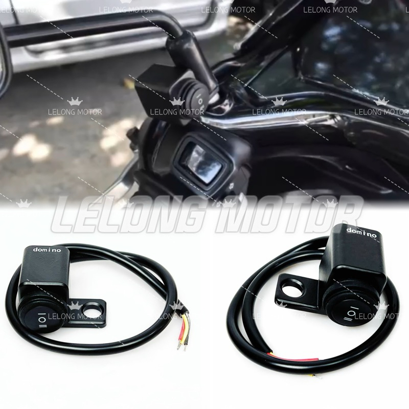 DOMINO 3-WAY SWITCH ON/OFF SWITCH SIDE MIRROR MOUNT HEAVY DUTY ...