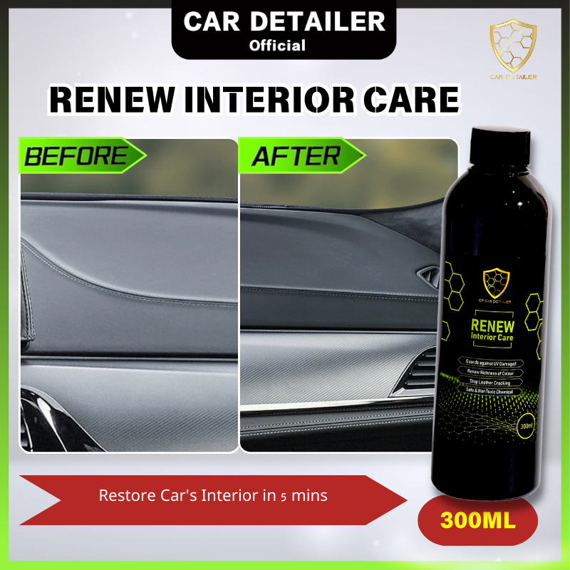 CAR Detailer【RENEW Interior Care 300ml】Car Leather Coating Plastic