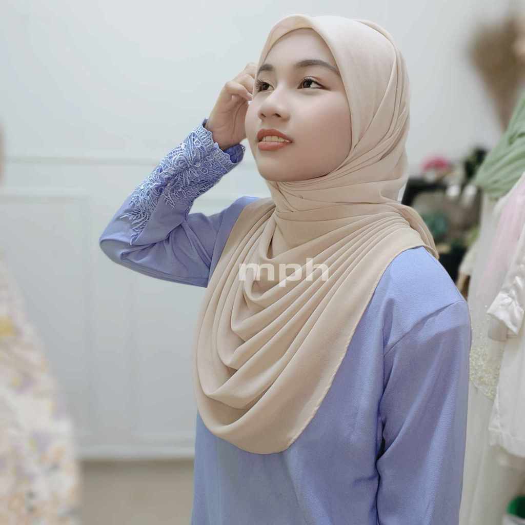 BAWAL DRAPE INSTANT TUDUNG BAWAL NIKAH sesuai untuk Nikah,Tunang ...