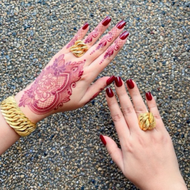 STICKER HENNA TEMPORARY | Shopee Malaysia