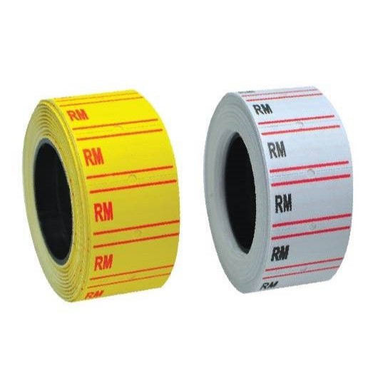 Price Label RM Sticker High Quality Tag Single Line MX5500 /Sato SP ...
