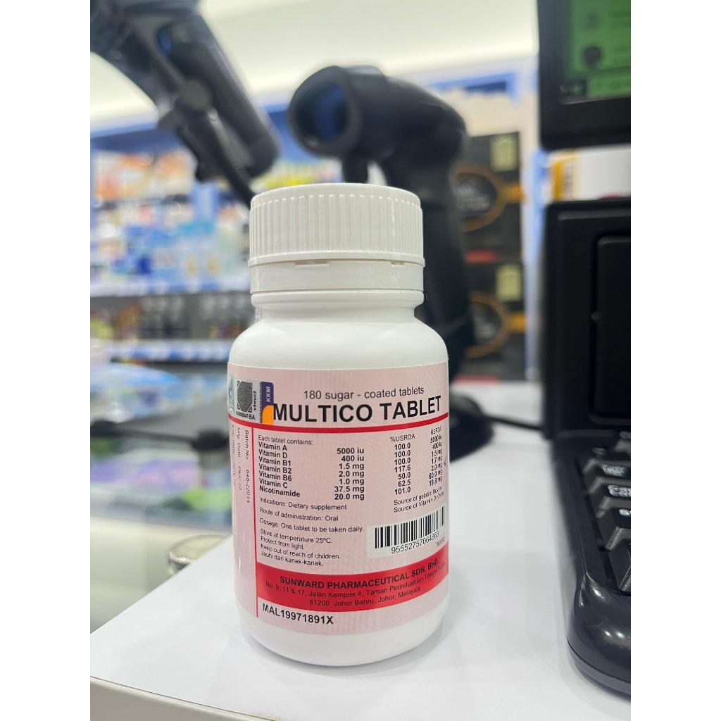 Multico Tablet 180's Sunward (EXP 30/11/2025) | Shopee Malaysia