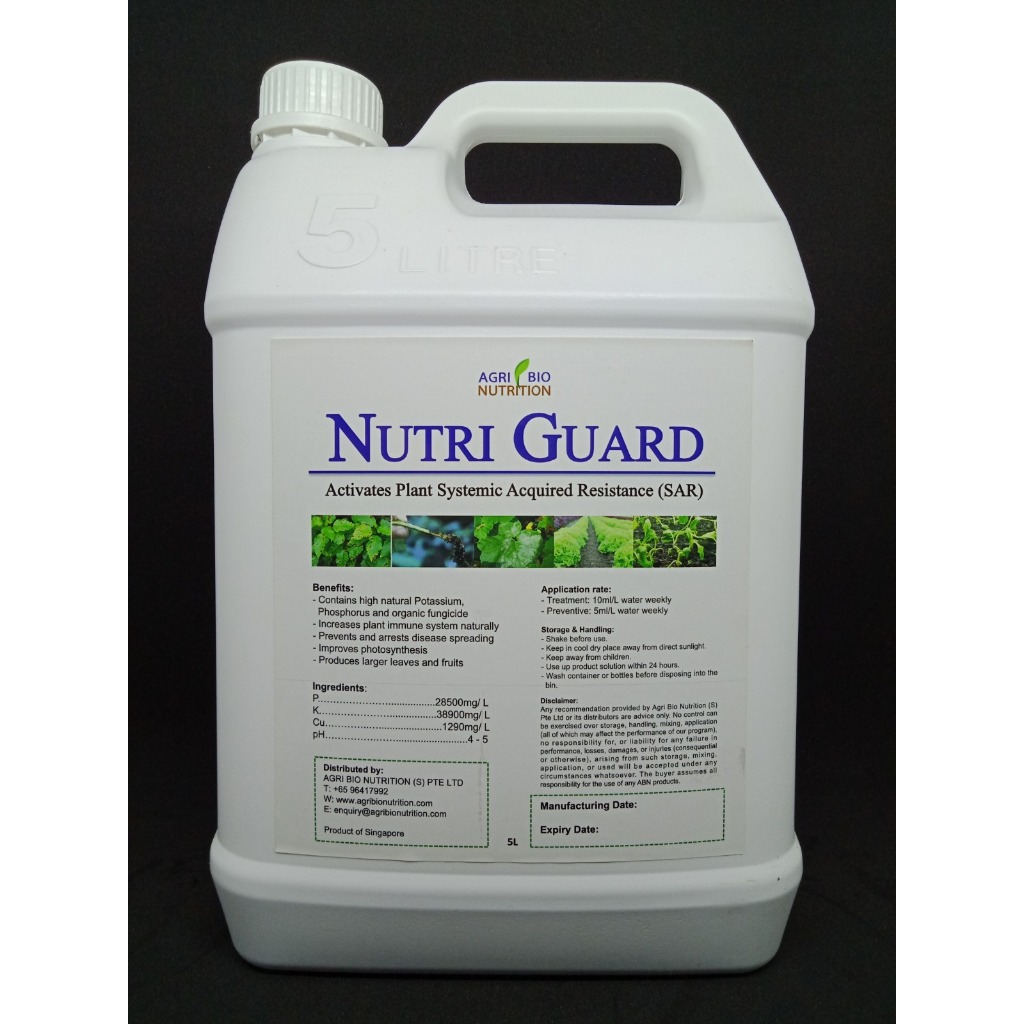 ABN Nutri Guard 5L (Organic) - Activates Plant Systemic Acquired ...