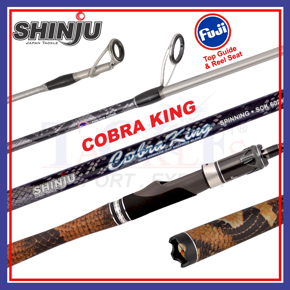 Shinju Cobra King Joran Pancing Spinning 6'0-8'0kaki | FUJI Top Guide ...