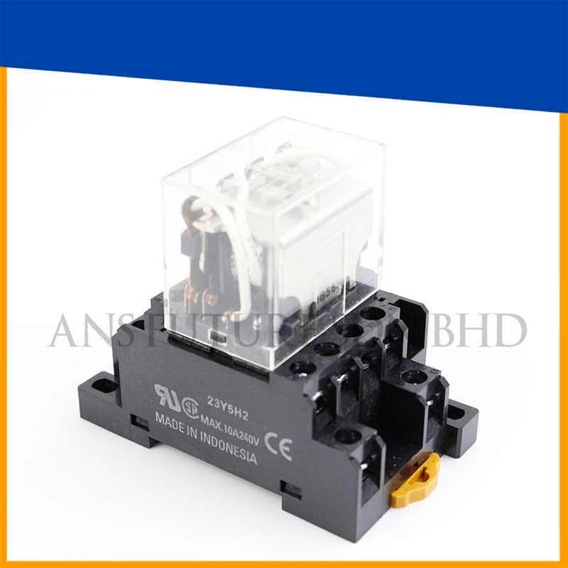 OMRON LY4 4PDT 10A 24VDC Relay With Omron Relay Base | Shopee Malaysia
