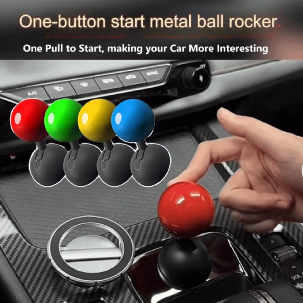 New Car Auto Engine Push Start Button Cover Interior Decorative Stop ...