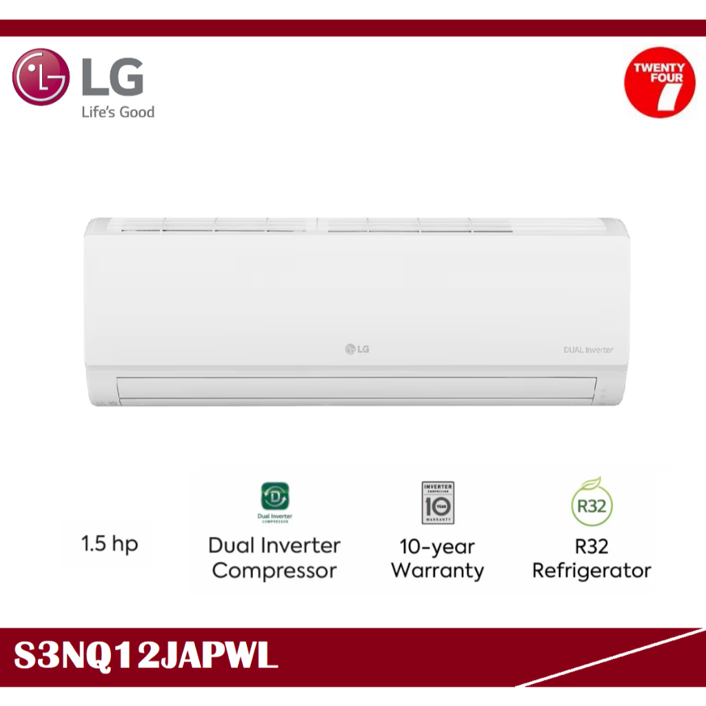 [ Delivered by Seller ] LG 1.5HP Dual Inverter Air Conditioner ...