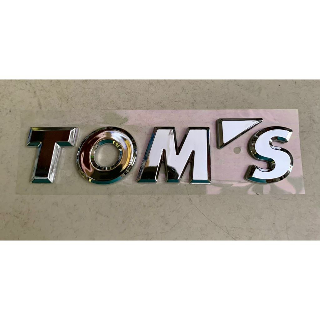 Logo Toyota TOM'S Emblem for rear trunk | Shopee Malaysia