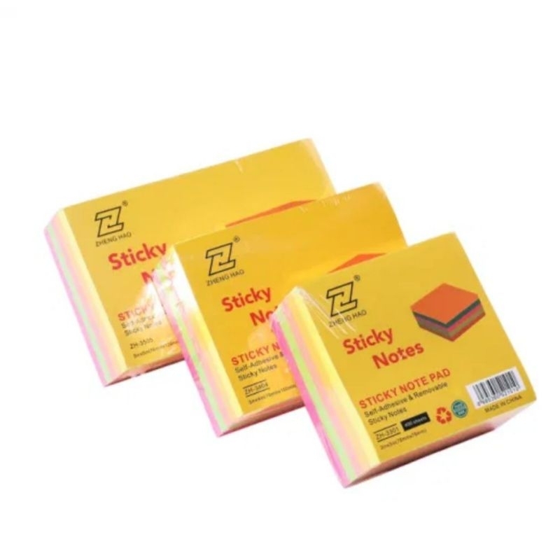 Sticky Note Pad 76x76 (5 colours) | Shopee Malaysia