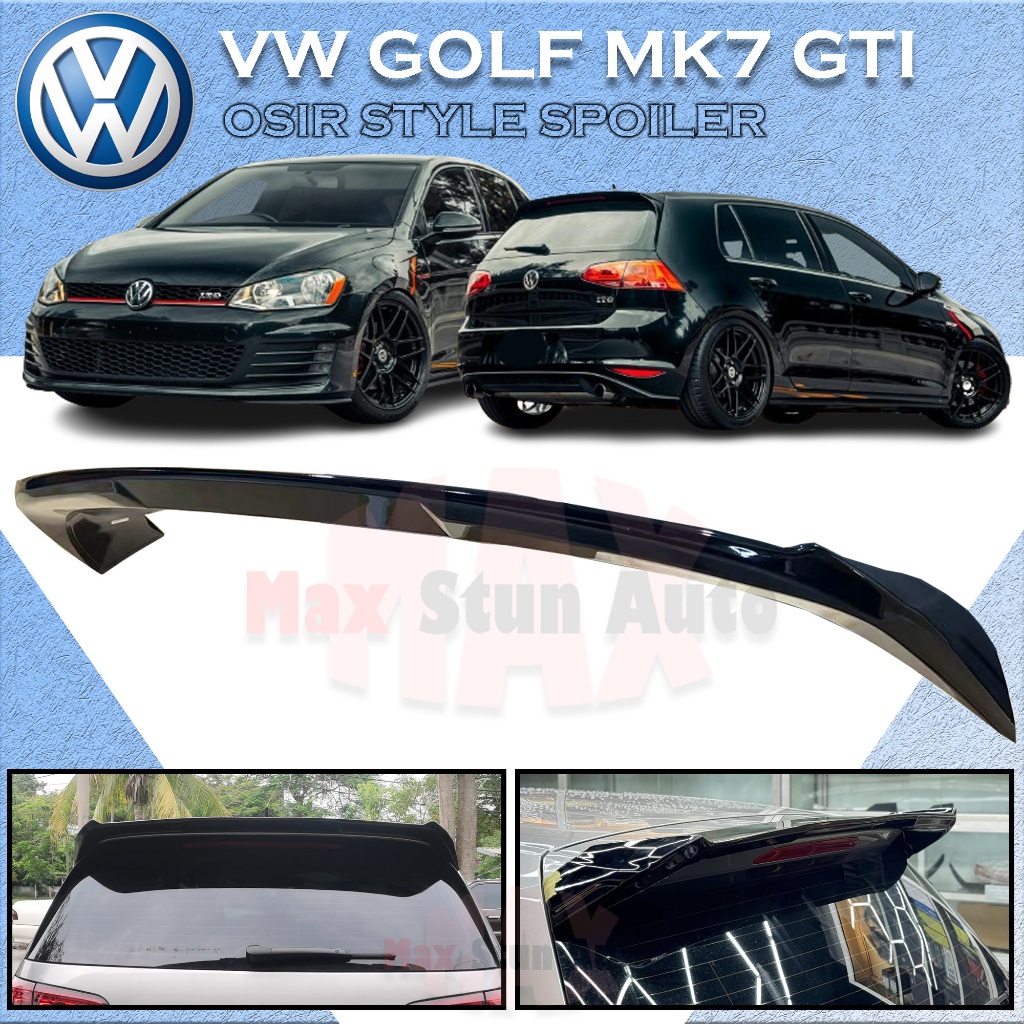 VOLKSWAGEN GOLF MK7 MK7.5 GTI R TSI RLINE OSIR REAR ROOF SPOILER VW ...