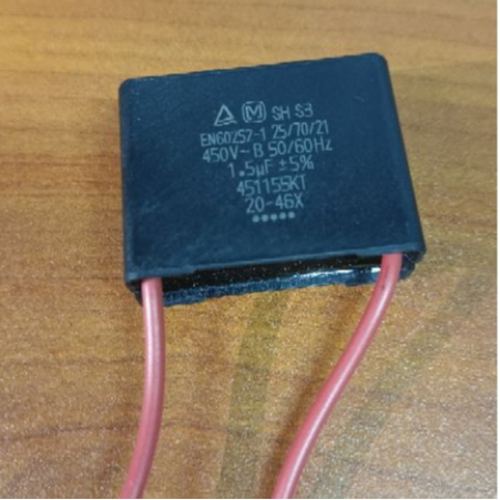PANASONIC 1.5 UF 450 V TABLE FAN KIPAS MEJA CAPACITOR CONDENSOR ORI 1 ...