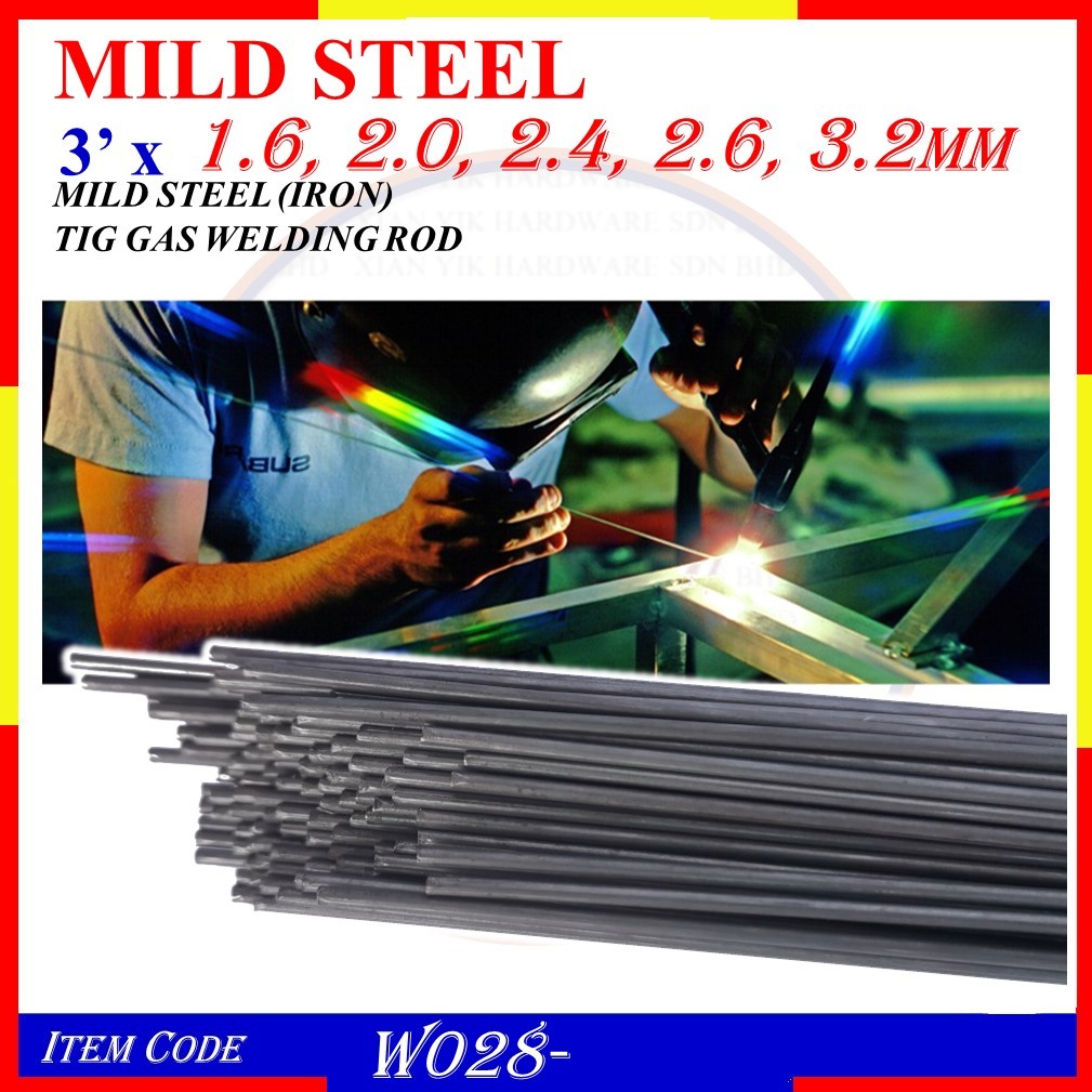 W028 (0.3kg, 0.5kg, 1.0kg) 1.6, 2.0, 2.4, 2.6, 3.2mm IRON TIG WELDING ...